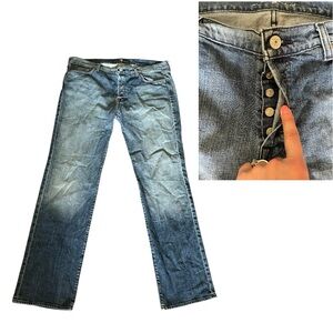 7 for all mankind size 40 men’s button fly jeans